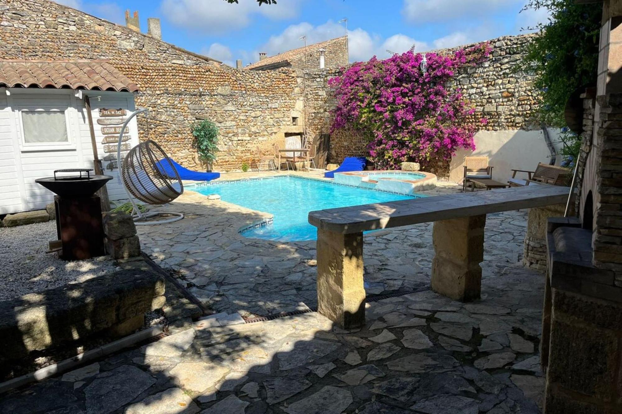 Casa Angel -Bohemian Villa With Swimming Pool And Air Conditioning! Vauvert Luaran gambar